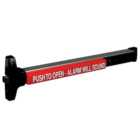 Detex Alarmed Panic Device, Cylinder Dogging (LC), 36", US28 V40 EB CD 628 99 36